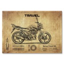 Kovový plagát Barton Travel 125 Gift L