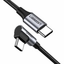 Kábel UGREEN Fast Angle USB-C QC 3.0 PD 100 cm