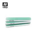 VALLEJO T04004 Sada 3 flexibilných brúsok s dvojitou zrnitosťou (80x30x12mm)