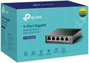 Stolný vypínač TP-LINK TL-SG1005P 4x PoE+ GIGABIT 5x RJ-45 kovový 65W