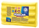 Modelovacia hmota 1kg Astra žltá 304111011