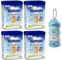 Humana 3 650g x 4 ks + kapacita ZDARMA na mlieko BEABA