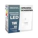 SCHODISKOVÉ OSVETLENIE LED svietidlá s PIR SENZOROM