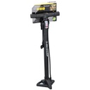 BIKE PUMP podlaha s dvoma koncami, hadica 81cm, 3 ventily BASE