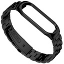 TRUE DARK BRACELET STRAP pre Xiaomi Mi Band 5/6 čierna oceľ