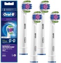 Náhradné hlavice Oral-B 3D biele 4 hlavice