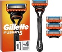 Holiaci strojček Gillette Fusion 5 s kazetami + 4 kazety.