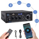 STEREO ZOSILŇOVAČ 2.0 HIFI AK45 BT 5.0 STEREO AUDIO 220V S DIAĽKOVÝM OVLÁDANÍM 400W