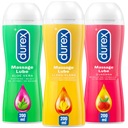 SADA 3 ks DUREX 2v1 YLANG GUARANA ALOE Intímny gél