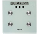 Elektronická kúpeľňová váha RAVEN EW003N Silver