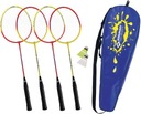 4x BADMINTONOVÉ RAKETY SOLID GAME Set + loptičky