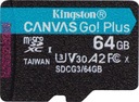 MicroSD karta Kingston Canvas Go! Plus 64 GB