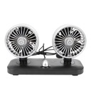 Ventilátory Car Dual Head 360 Rotačný Truck Air