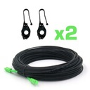 Patchcord SM SC/APC-SC/APC DROP externý 30m