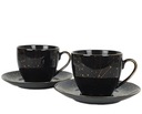 Pohár 2 ks Súprava ZODIAK BLACK 973 Porcelán Bogucice 300ml