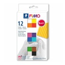 FIMO sada jemné farby Basic 12x25g Staedtler