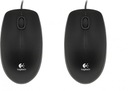 Káblová myš Logitech B100, optický senzor x2