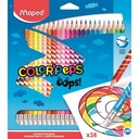 Sada zmazateľných pasteliek Color'Peps Oops - Maped - 24 farieb