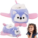 SQUISHMALLOWS SQUISHVILLE SOFT MASCOT PLYŠOVÝ VOZIDLO LIETADLO MAČIATKO 6cm