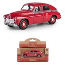 KOVOVÉ AUTO PRL VARŠAVA M20 TAXI ČEREŠŇA MODEL 1:43 DAFFI 115330