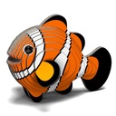 Eugy Clownfish Fish. Ekologická skladačka 3D puzzle