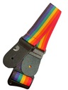 D'addario rainbow gitarový popruh dúhový popruh