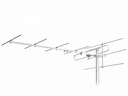 VHF anténa MUX 8 Fuba DAT310B 9 ELEMENTS