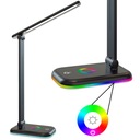 LED RGB STOLNÁ LAMPA NOČNÁ ŠKOLA TOUCH CCT USB NASTAVENIE