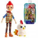 ENCHANTIMALS REDWARD ROOSTER & CLUCK EXTRA DOLL + ANIMAL MATTEL