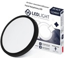 ENERGETICKÝ ÚSPORA POVRCHOVEJ LED CCD STROPNÝ PANEL 24W 29cm ČIERNY KRUH