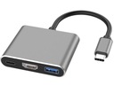 Adaptér TYPE C HDMI USB 4K prevodník pre MacBook Air