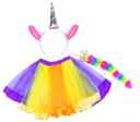 ŠATY JEDNOROŽEC RAINBOW TUTU TAIL