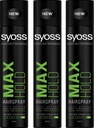 SYOSS MAX HOLD lak na vlasy 3 x 300 ml