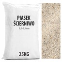 BRÚSNY PIESOK jemný na pieskovanie, 25 KG