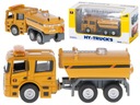 Cisternové auto AUTO AUTO NÁKLADNÉ NÁKLADNÉ VOZIDLO KOVOVÝ MODEL ODLIATKY 1:50 HY-TRUCK'S