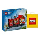 LEGO City – Červený dvojposchodový autobus (60407) s 5 minifigúrkami + taška LEGO