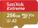 SANDISK EXTREME 256GB micro SD U3 A2 V30 160Mbps