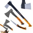 FISKARS štiepacia sekera x25 + BRÚTKOVÁ PÍLA + BRADAS Sekera 40cm