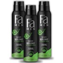 Fa Men Deodorant Pikantný bergamot 3x150ml