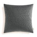 Dekoračný vankúš Jasiek 45x45 Velvet Feel Dark Grey