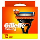 Gillette Fusion5 Náhradné čepieľky pre pánske holiace strojčeky 12 ks