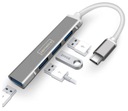 USB-C HUB 4x USB 3.0 SPLITTER PORT REPLIKÁTOR