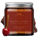 Sójová sviečka s vôňou BROWNIE WITH CHERRY 120 ml