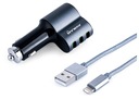 12/24V 5,1A MYWAY USB NABÍJAČKA DO AUTOA ​​+ KÁBL