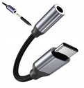 Kábel adaptéra Typ adaptéra USB-C 3.1 mini Jack 3,5 mm Audio AUX samica