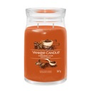 Veľká sviečka Yankee Candle Signature so škoricou