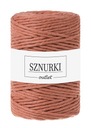 Macrame struna 100m 5mm OUTLET terakota