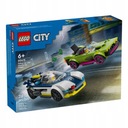 LEGO CITY 60415 Policajné auto naháňačka na kostky svalového auta 213 dielikov