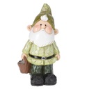 GARDEN GNOME figúrka do záhrady 21 cm zelená