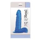 Dildo-JELLY DILDO REAL RAPTURE BLUE 6.5